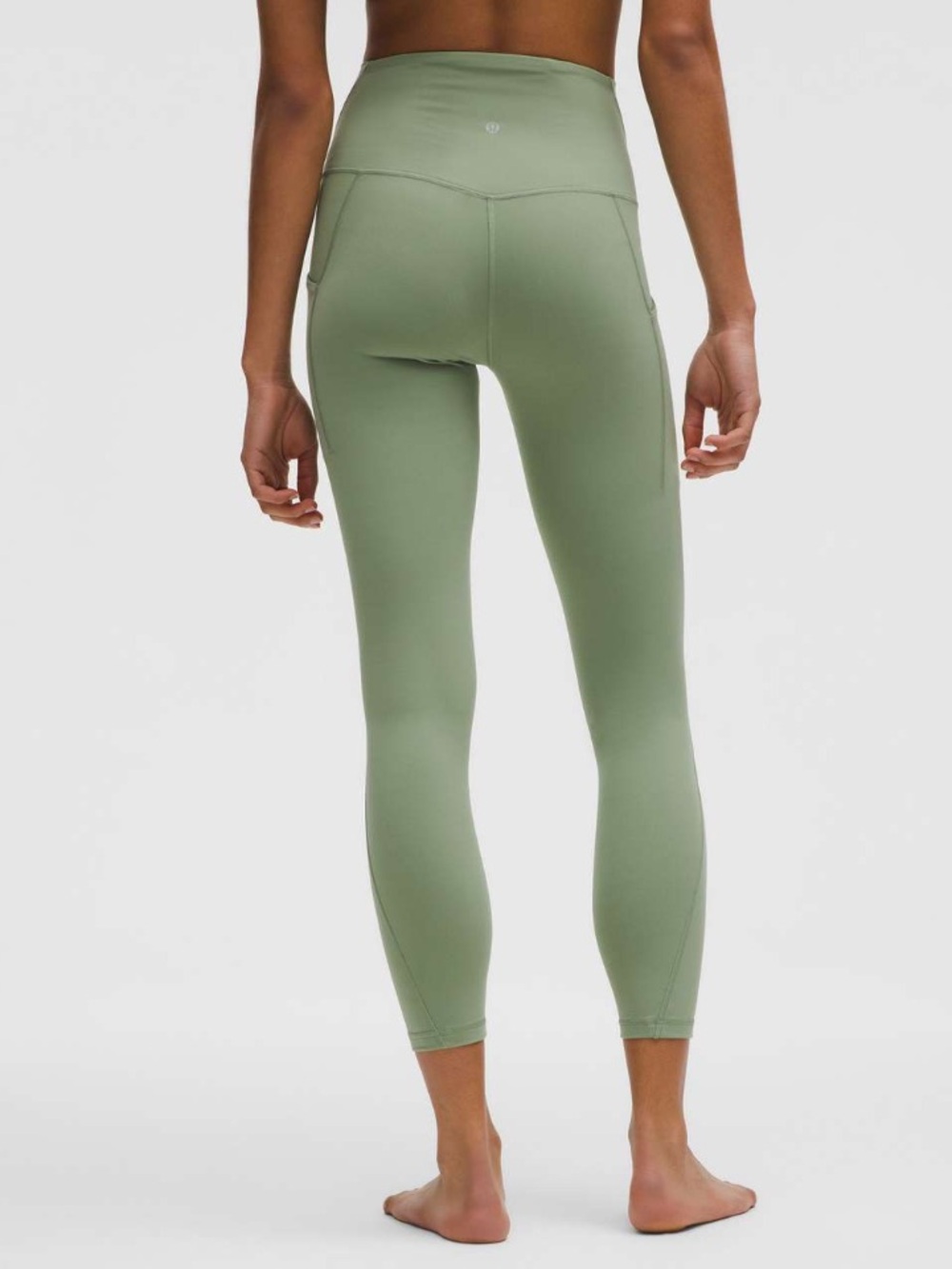 Lululemon align 25” pockets high rise leggings desert green size 4